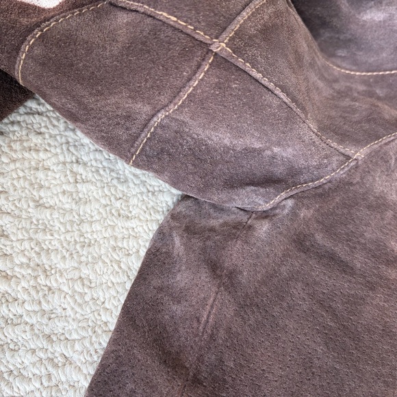 Outbrook Brown Genuine Leather Fringe Jacket - Picture 10 of 11